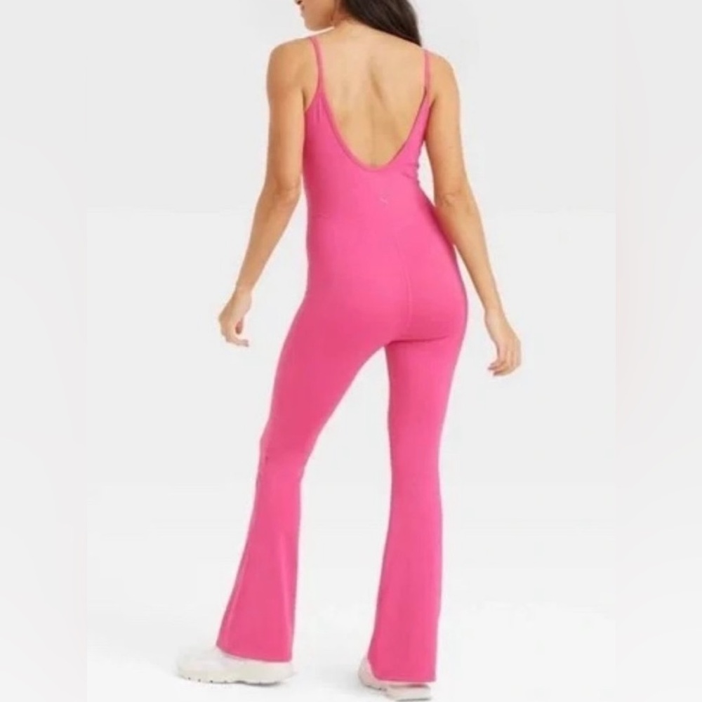 JoyLab Hot Pink Flared Jumper size M NWT